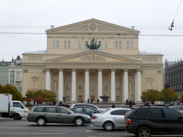 Das gerade wieder neu eröffnete Bolschoi-Theater in Moskau